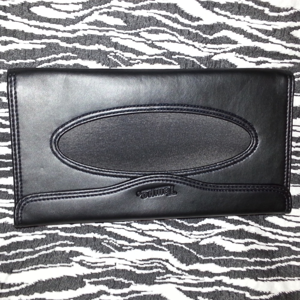 NEW Black Sun Visor Car Facial Tissue Holder Case /Bag/Box/cover Send Your Offer - Picture 1 of 5